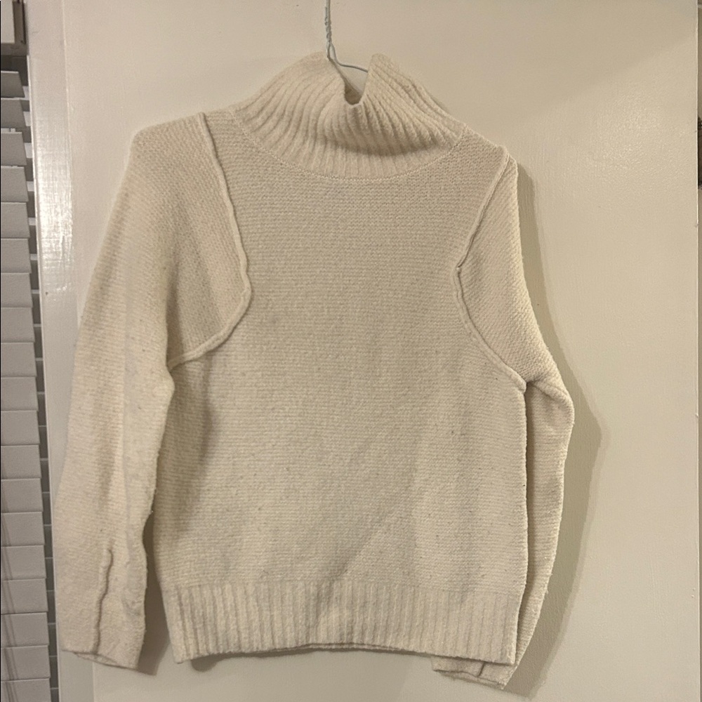 Universal Thread Cream Cowl Neck Sweater